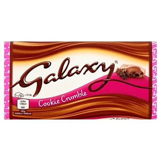 Galaxy Cookie Crumble Chocolate 114g