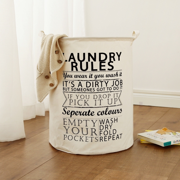 Laundry Rules Laundry Basket(50*40cm)