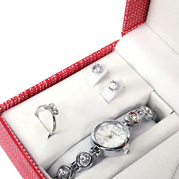Sterling Watch Necklace Set