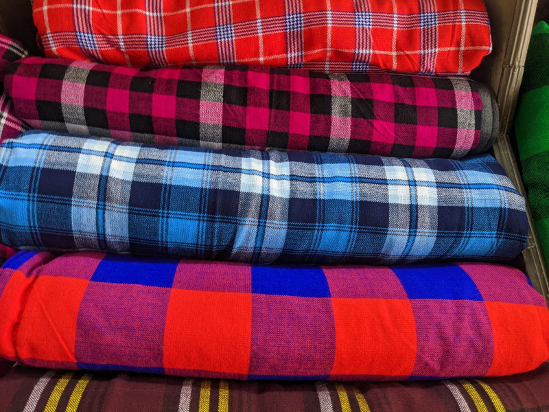 Customized Maasai Heavy Fleece Blankets 