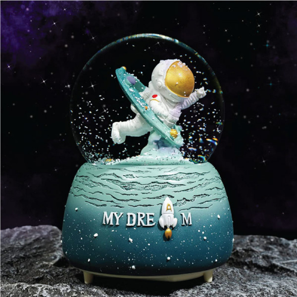 My Dream Interstellar Astronaut Crystal Ball Snow Globe