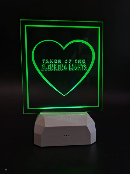 Remote Control 3d Led Illusion Light(personalized)