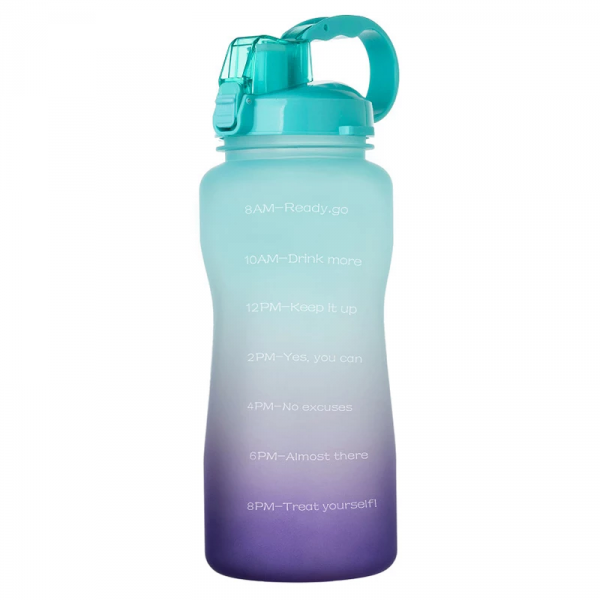 2.2ltr Bpa Free Gradient Colours Water Bottles 