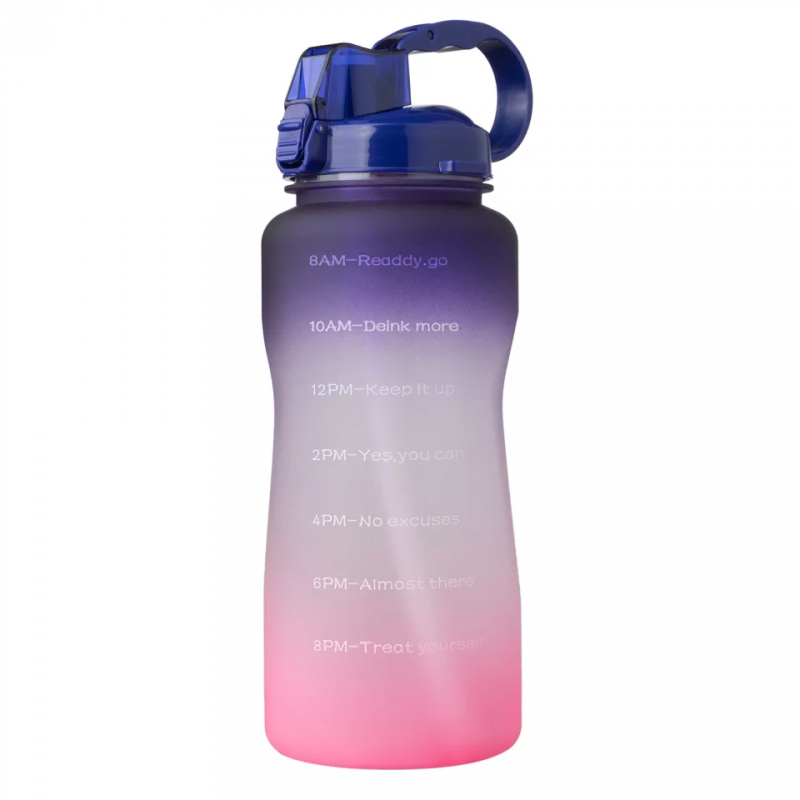2.2ltr Bpa Free Gradient Colours Water Bottles 
