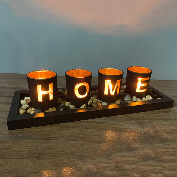 Decor Glass Candle Holders