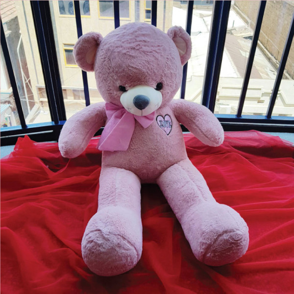 Sequin Love Heart Teddy Bear 80cm