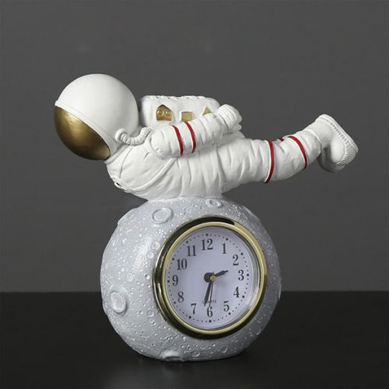 Astronaut On Moon Alarm Clock