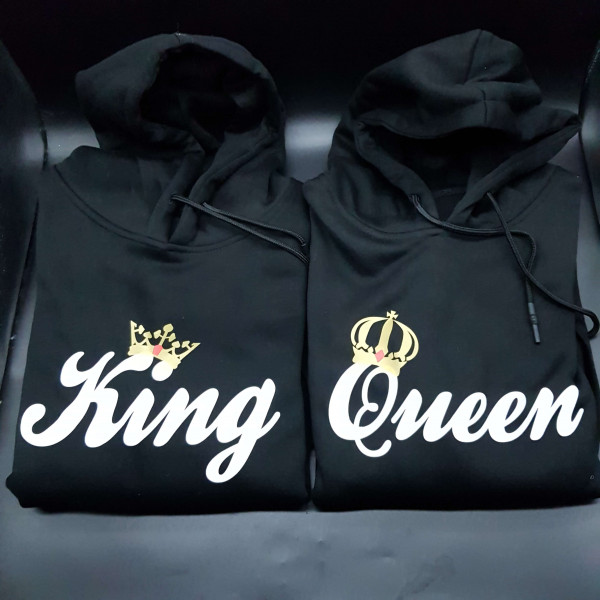 King & Queen Hoodies