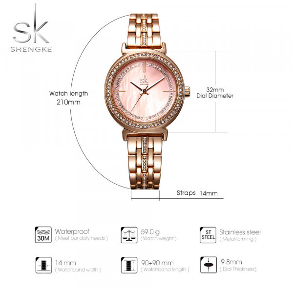 Luxury Lady Wrist Watch