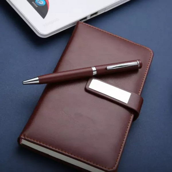Portable Notebook,card Holder And Pen Gift Set.