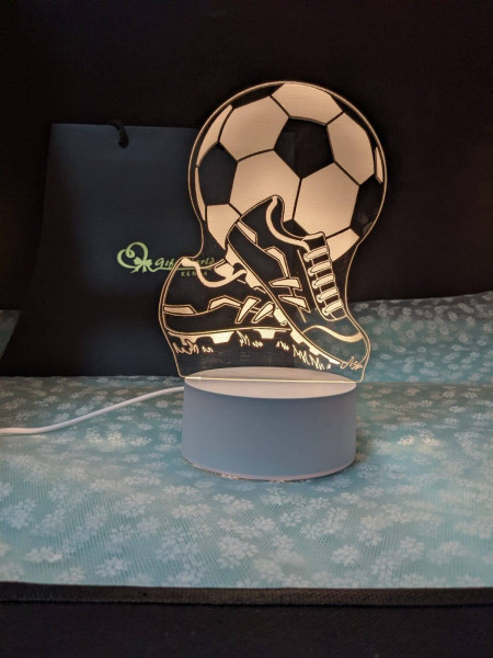 Football Shoes 3d Led Lamp