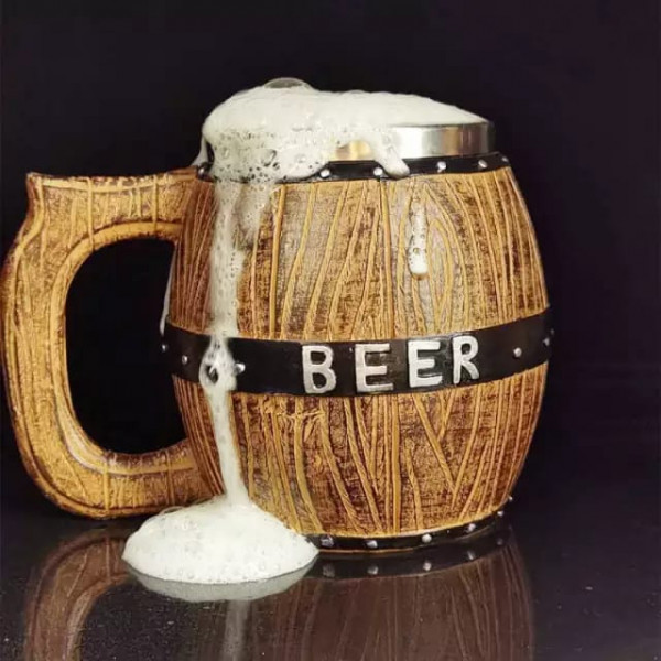 Barrel Beer Mug.