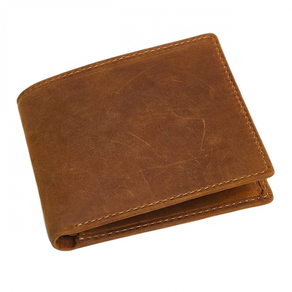 Genuine Horse Leather Rfid Blocking Wallet