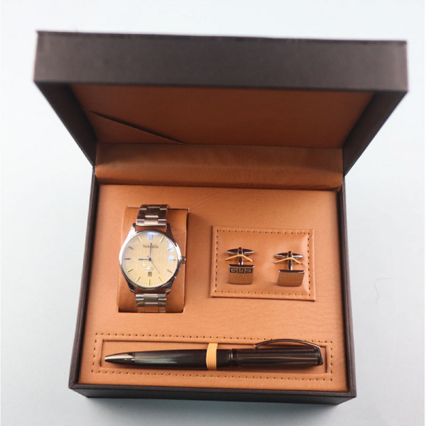 Gentleman's Dream Watch ,cufflinks & Pen Gift Set