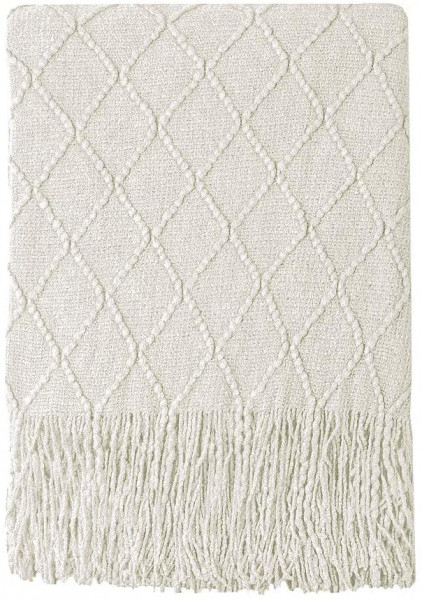 Throw Blanket  With Tassels
