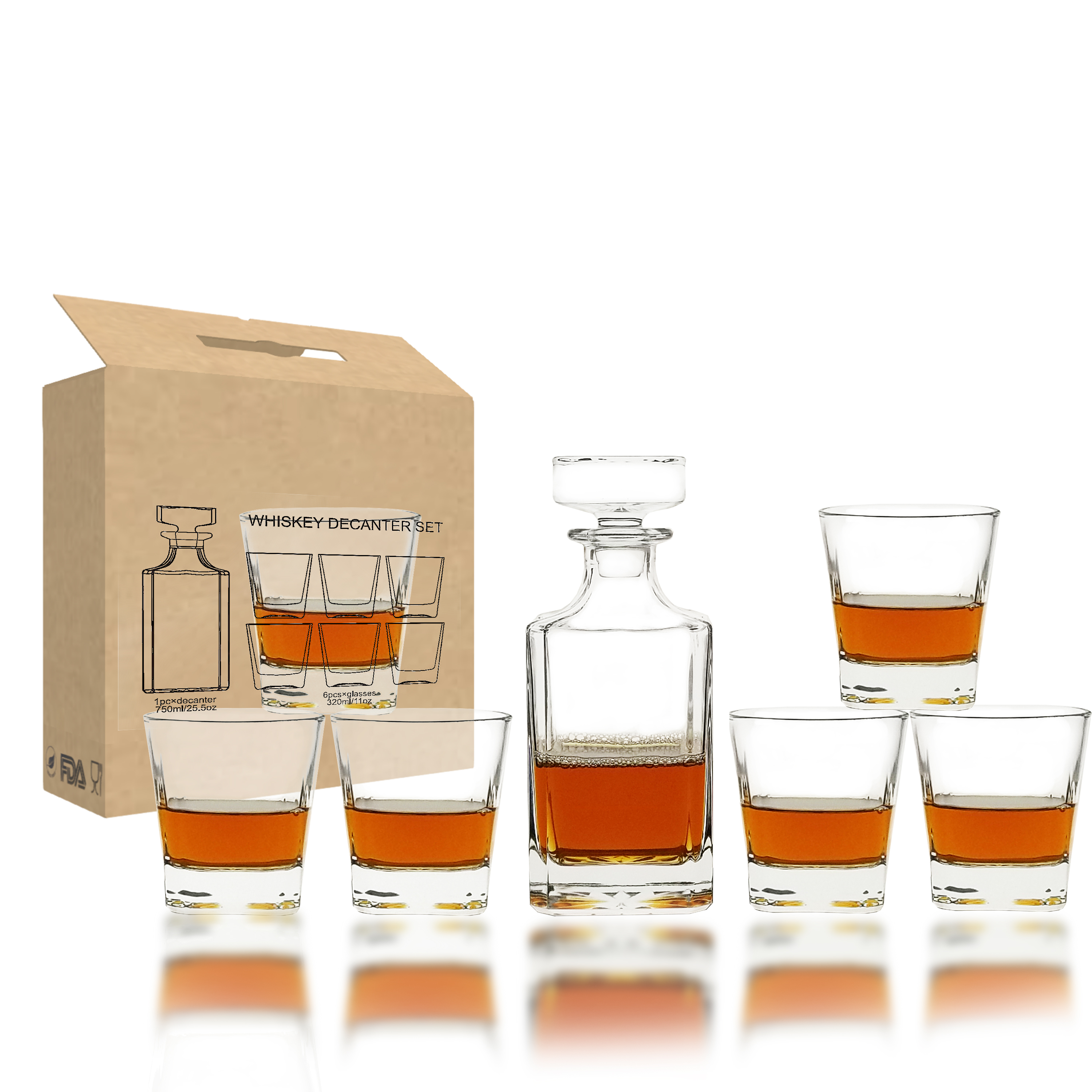 Admirable Whisky Decanter Set