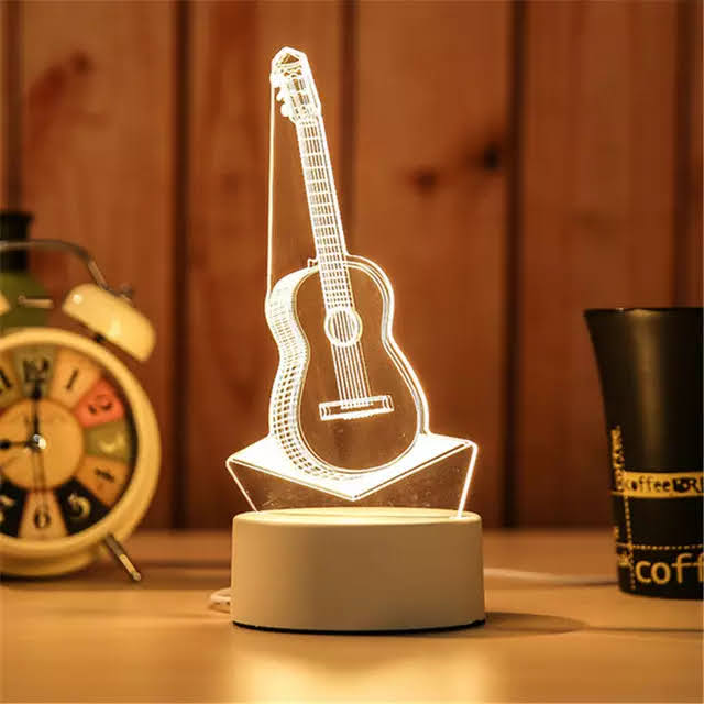 Guitar 3d Led Lamp