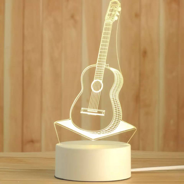 Guitar 3d Led Lamp