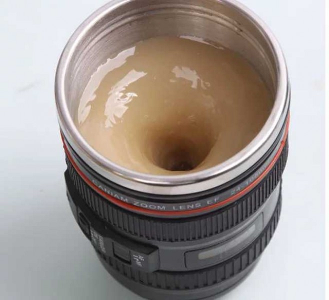  Camera Lens Shaped Thermal Mug