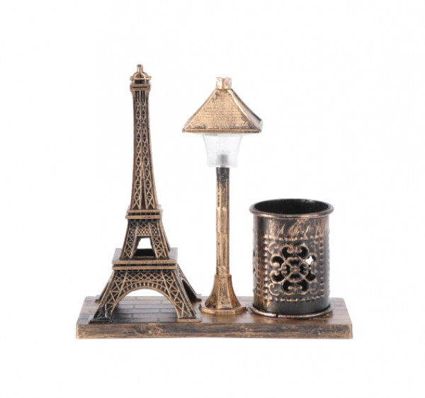 Street Lamp Eiffel Tower Pen Holder 