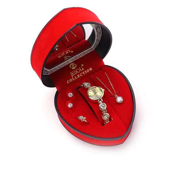 Plum Four-piece Jewelry Gift Set