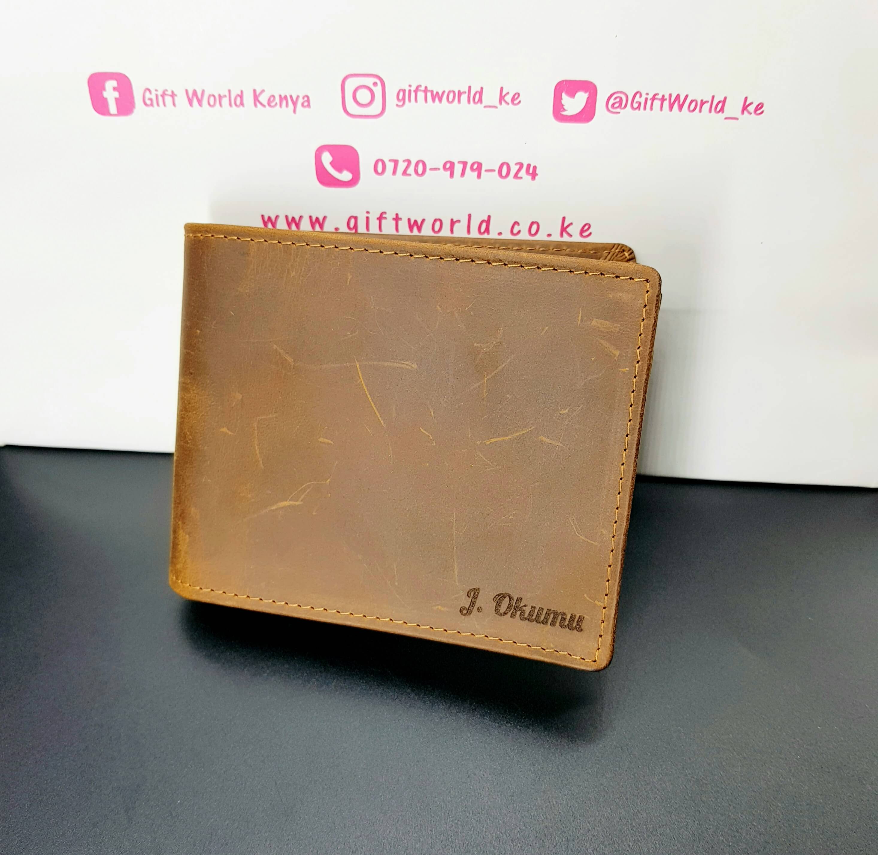 Personalized Genuine Leather Wallet