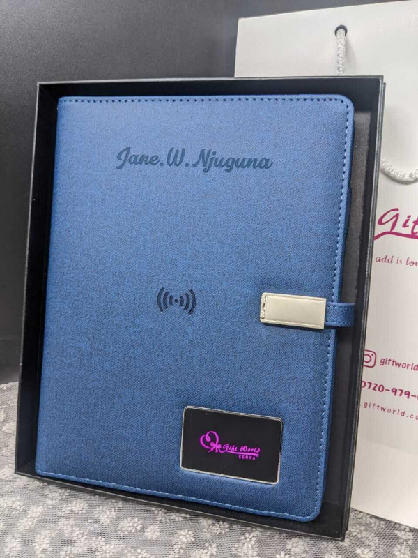 Personalized Luxury Multipurpose A5 Notebook With Inbuilt Power Bank