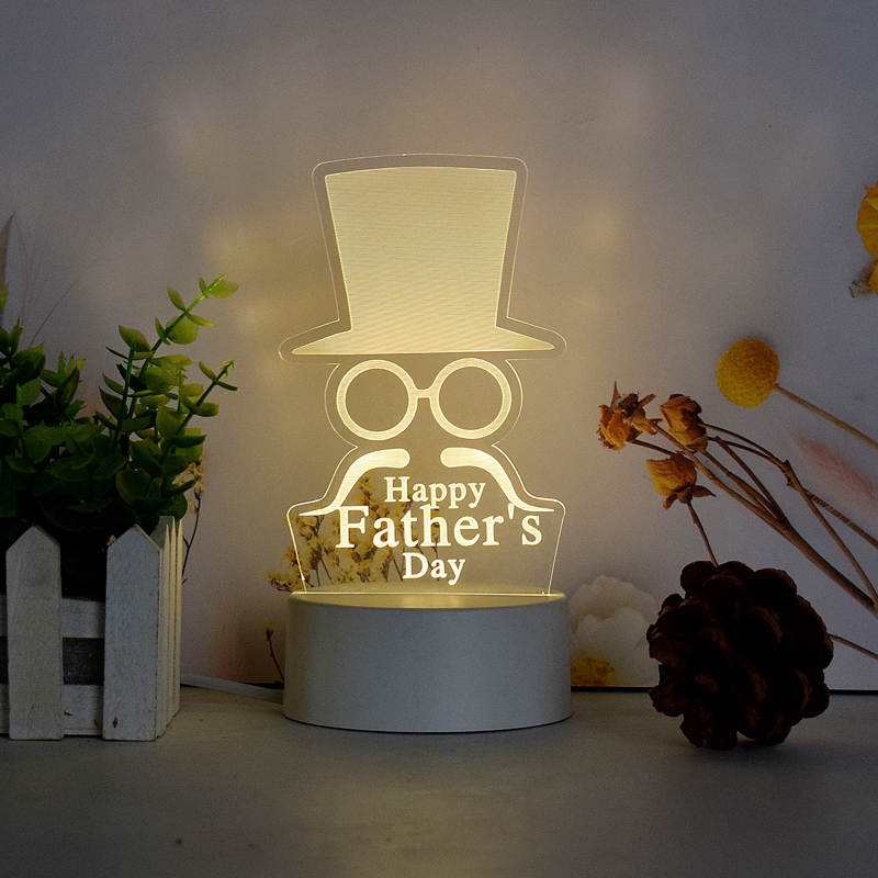 Father's Day 3d Visualization Lamp.