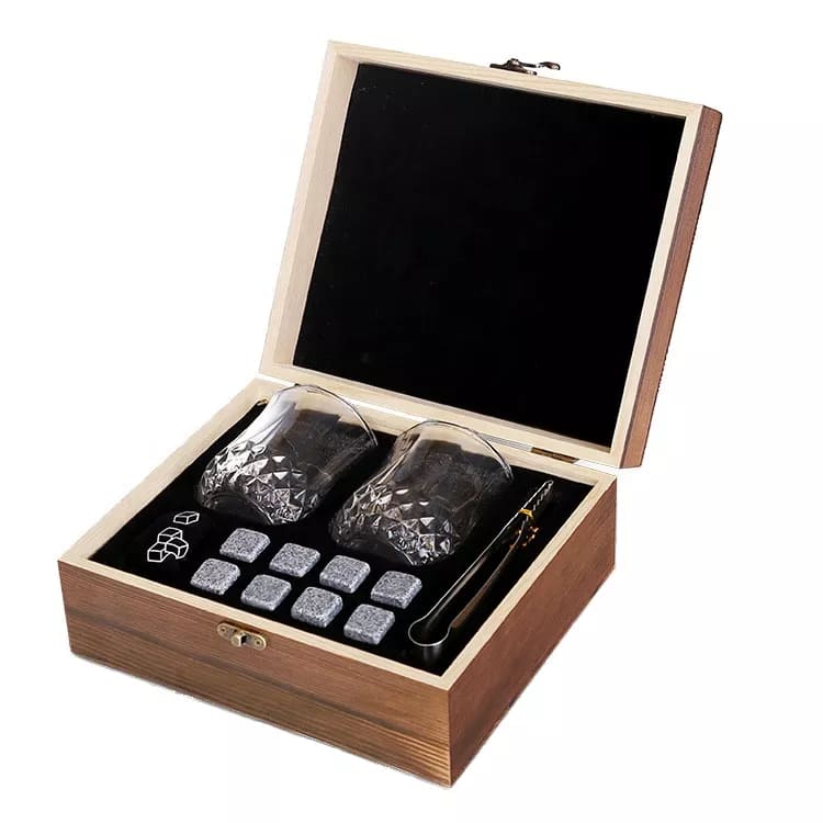 Luxury Wooden Whiskey Box Set