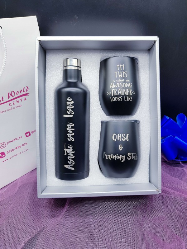 Personalized Hydro Bottle Set